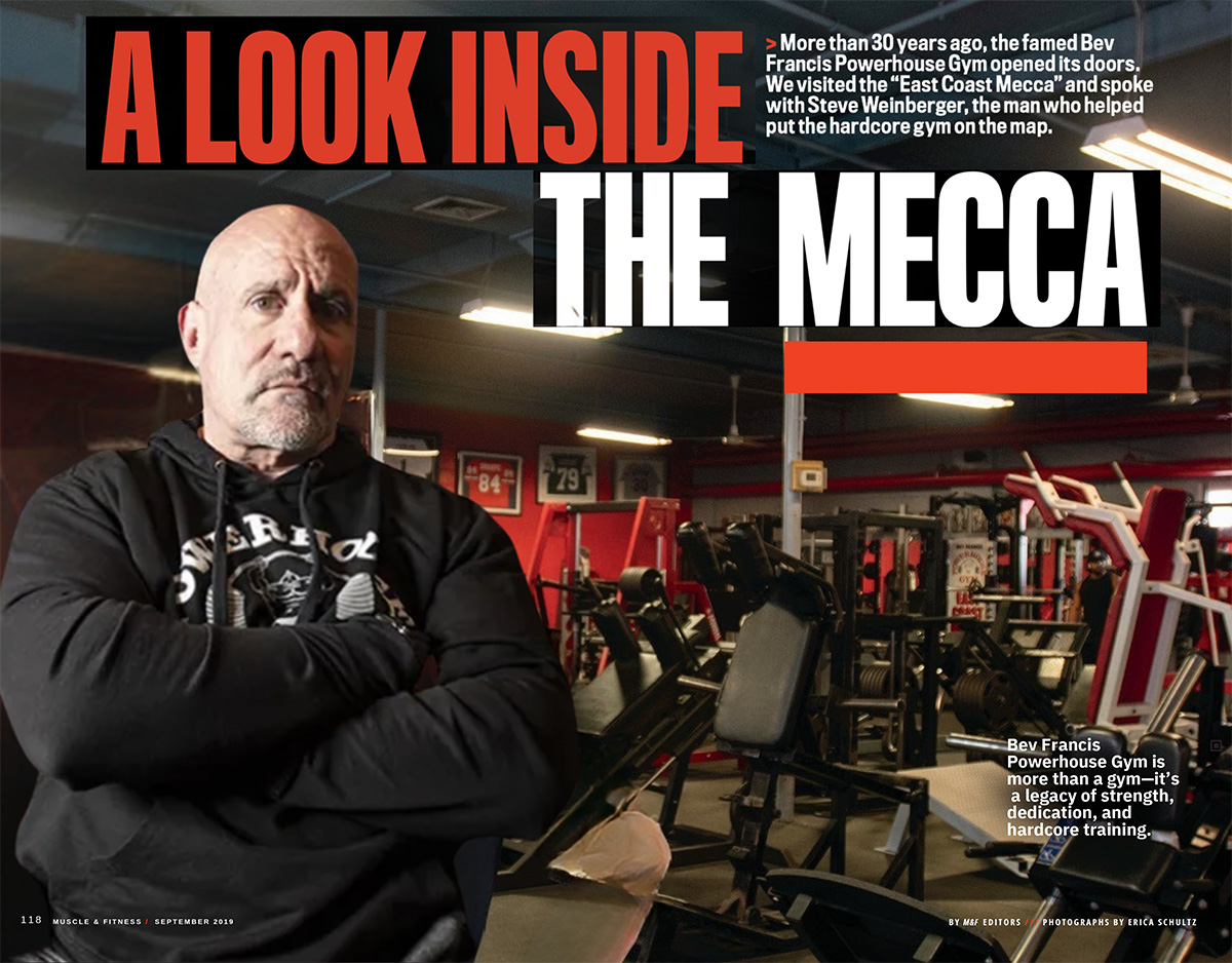 Muscle and Fitness article East Coast Mecca